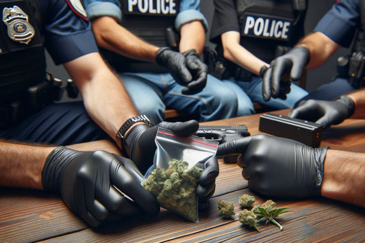 Poliția a confiscat o pungă de canabis