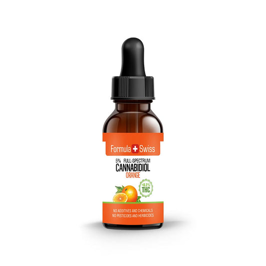 CBD în ulei de portocale 0.2% THC