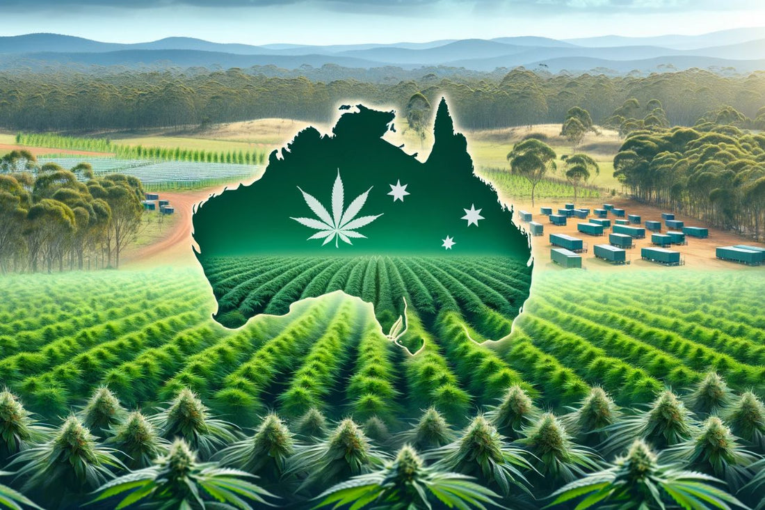 Harta Australiei în Cannabis Farm