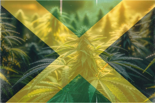 Canabisul și steagul jamaican