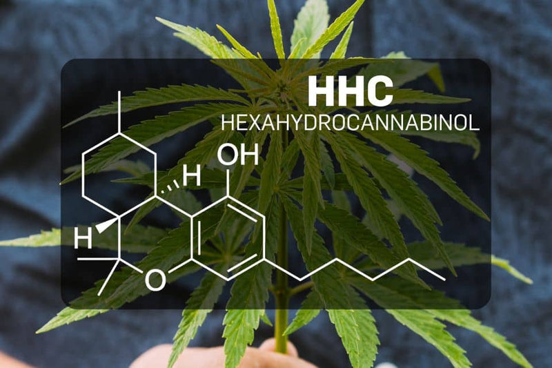 Structura chimică a HHC (Hexahidrocannabinol)
