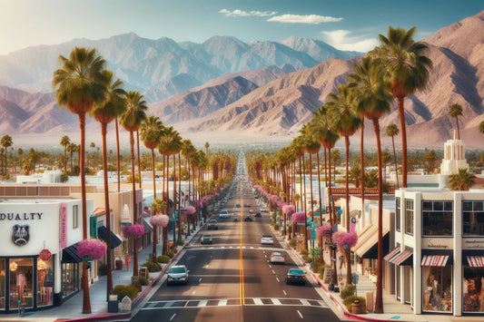 Peisaj în Palm Springs California