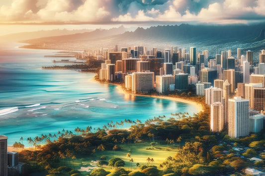 Peisaj urban hawaiian