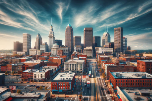 Peisaj de oraș din Ohio
