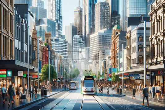 Străzile din Melbourne