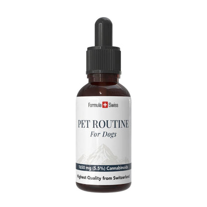 Formula Swiss Pet Routine pentru câini – ulei CBD 5 %, flacon cu pipetă