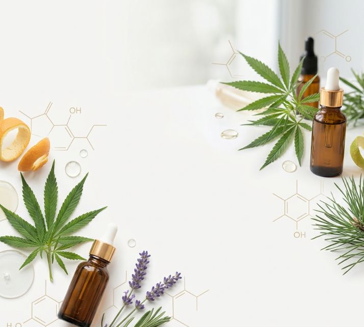 Terpene și compuși aromatici ai plantei de cânepă